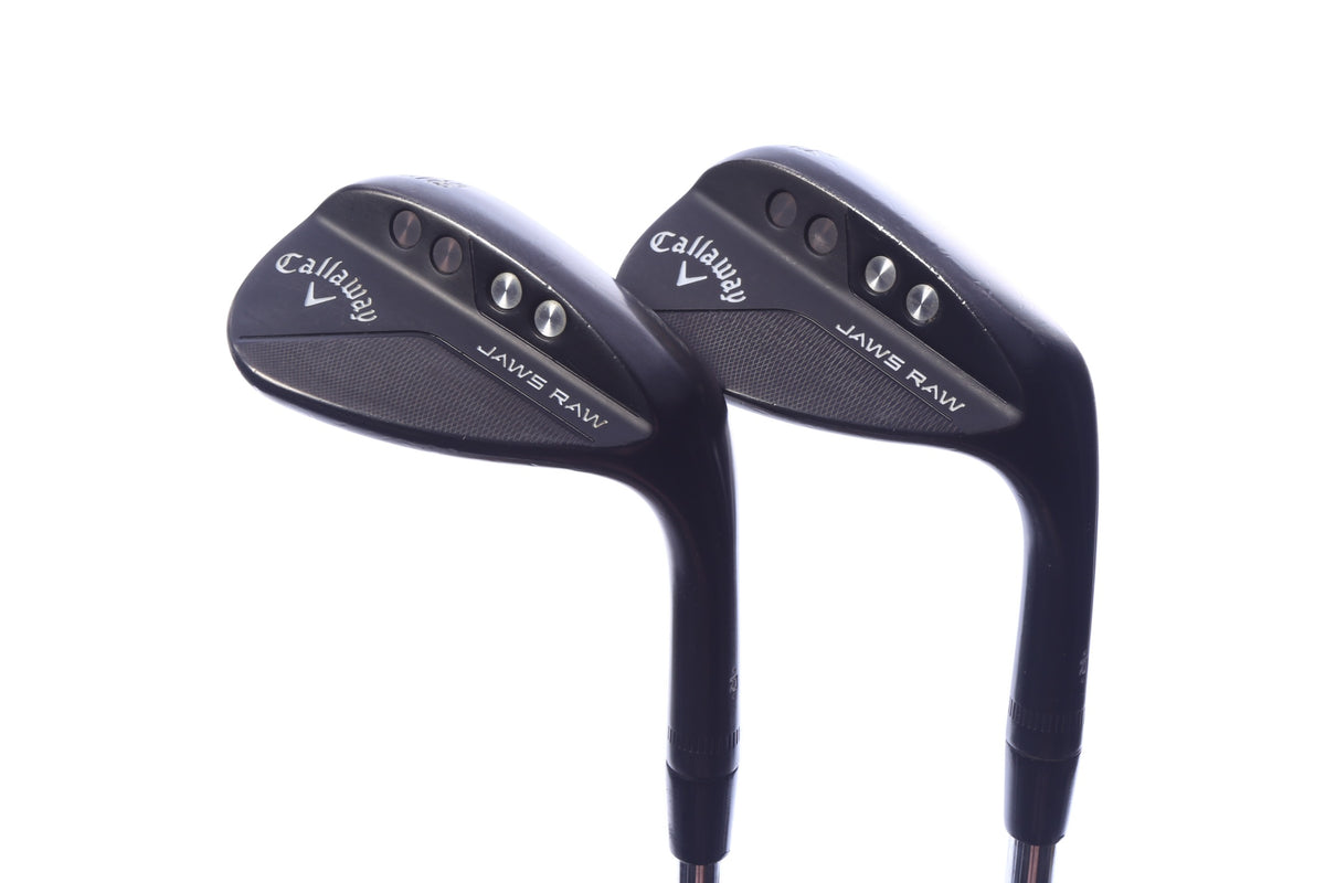 Used Callaway JAWS Raw Black Plasma Wedge Set - Right-Handed - 54*, 58* - Wedge Flex-Next Round