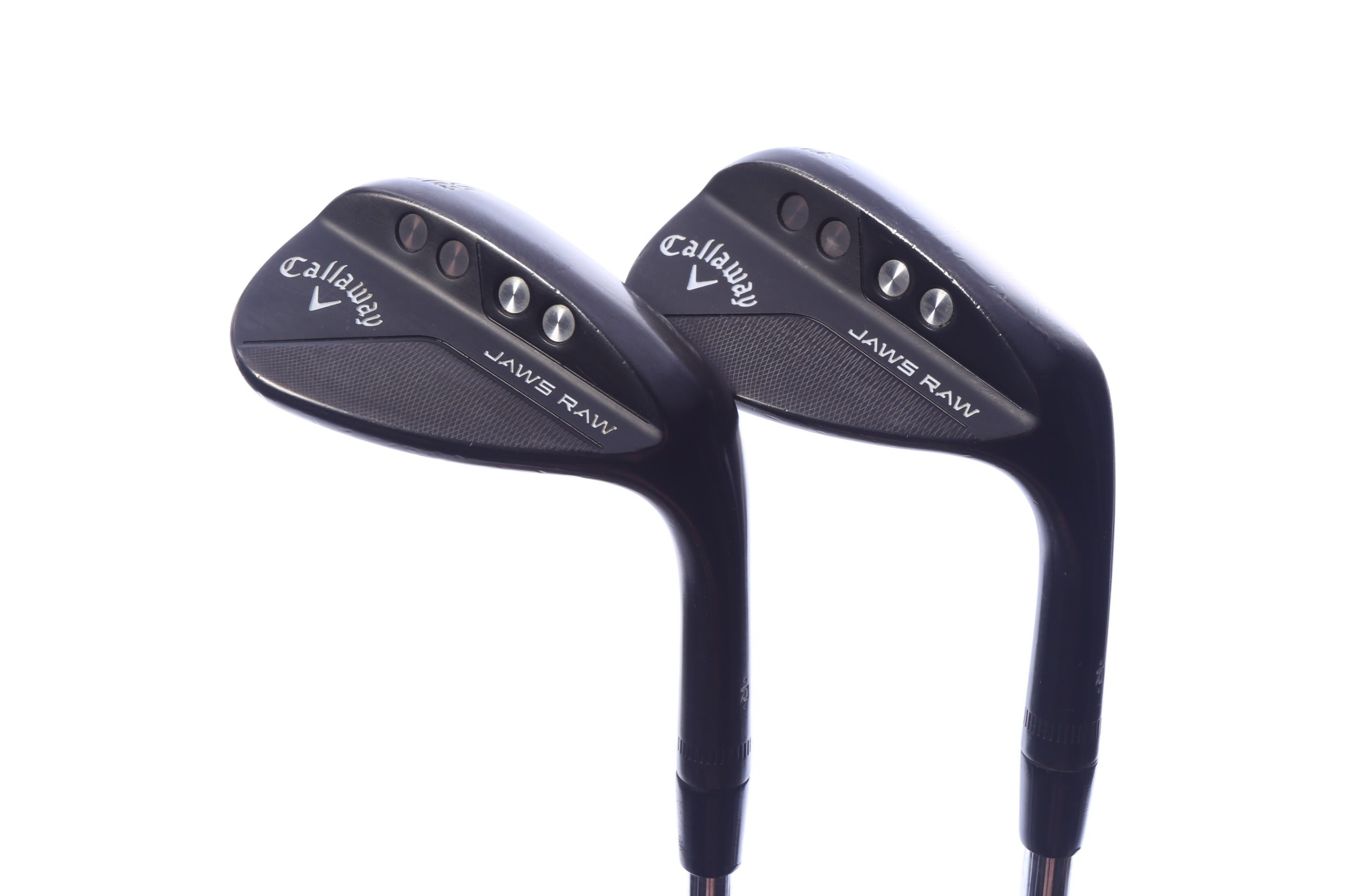 Used Callaway JAWS Raw Black Plasma Wedge Set - Right-Handed - 54*, 58* - Wedge Flex-Next Round