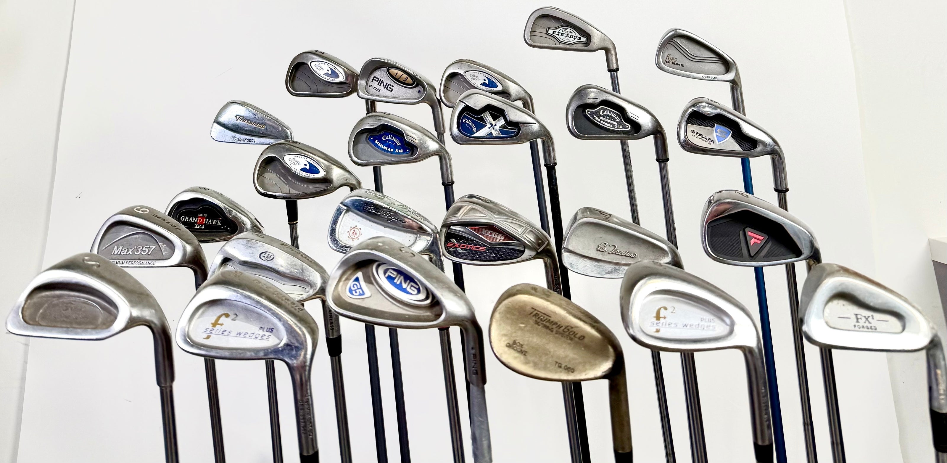 Wholesale Lot of 48 Golf Clubs - Right Handed - Assorted Irons and Wedges-Next Round