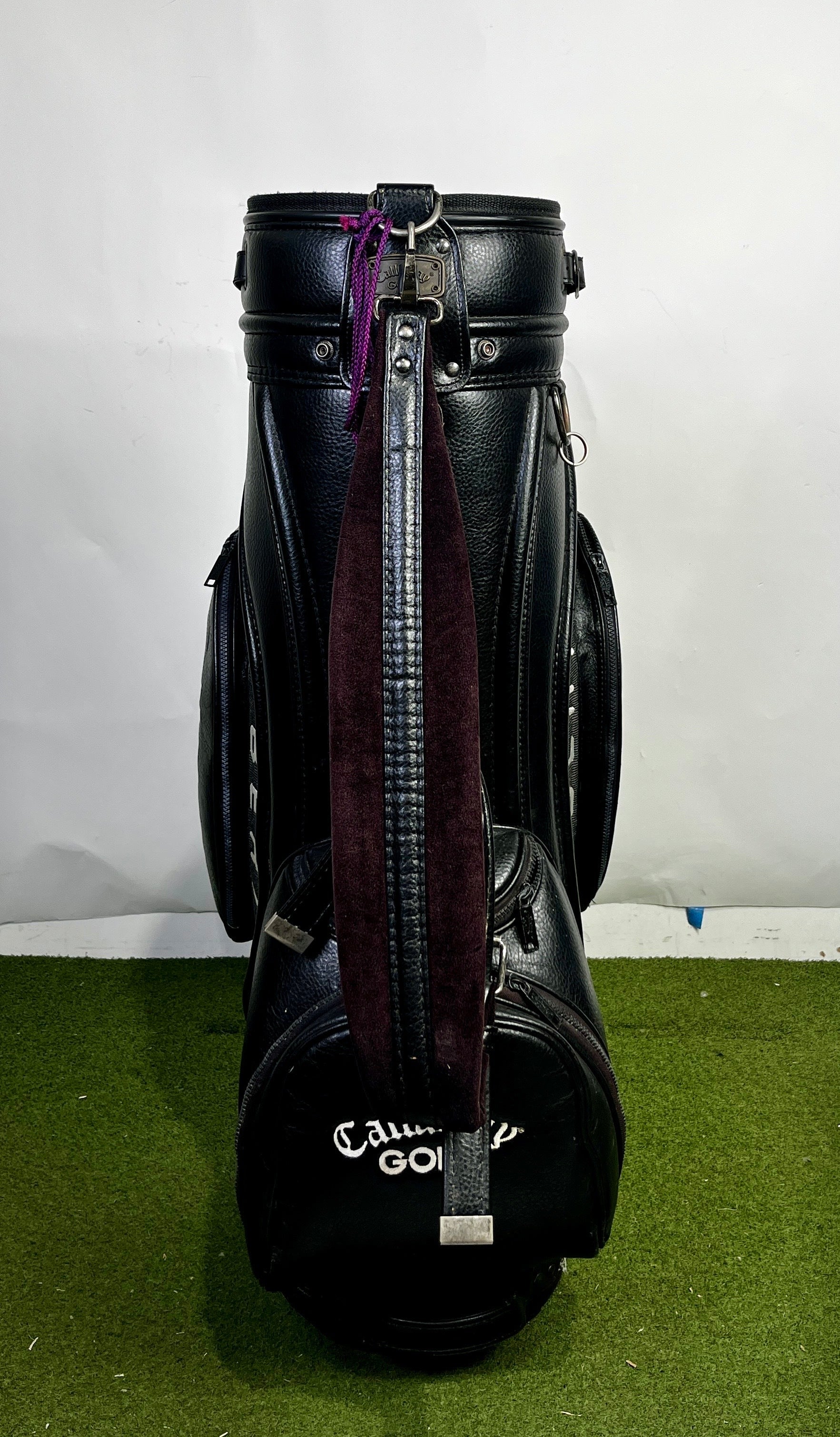 Big Bertha Callaway Staff Bag - 6 Dividers 6 Pockets- Black and White-Next Round