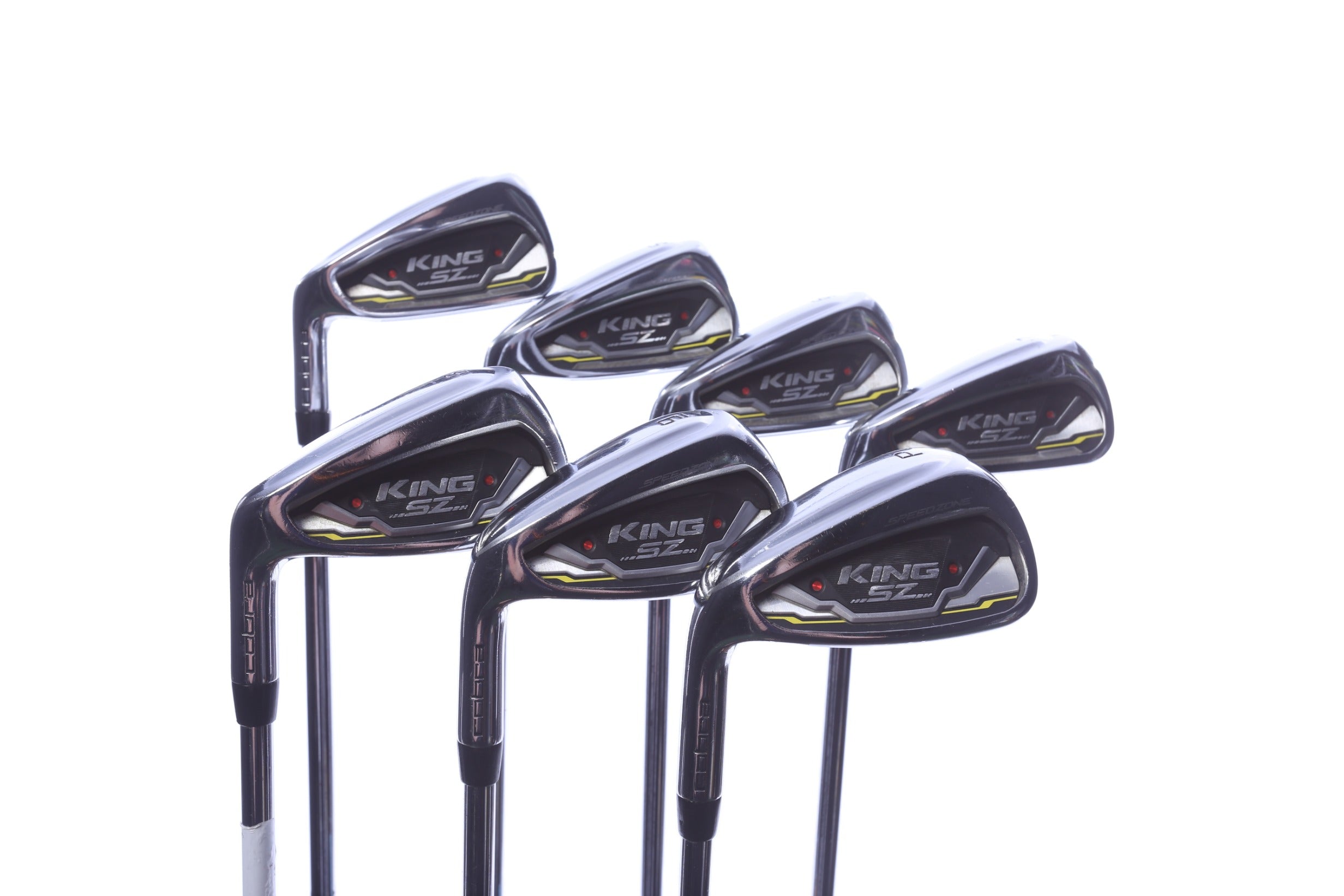 Used Cobra King SpeedZone Iron Set - Left-Handed - 4-PW - Stiff Flex