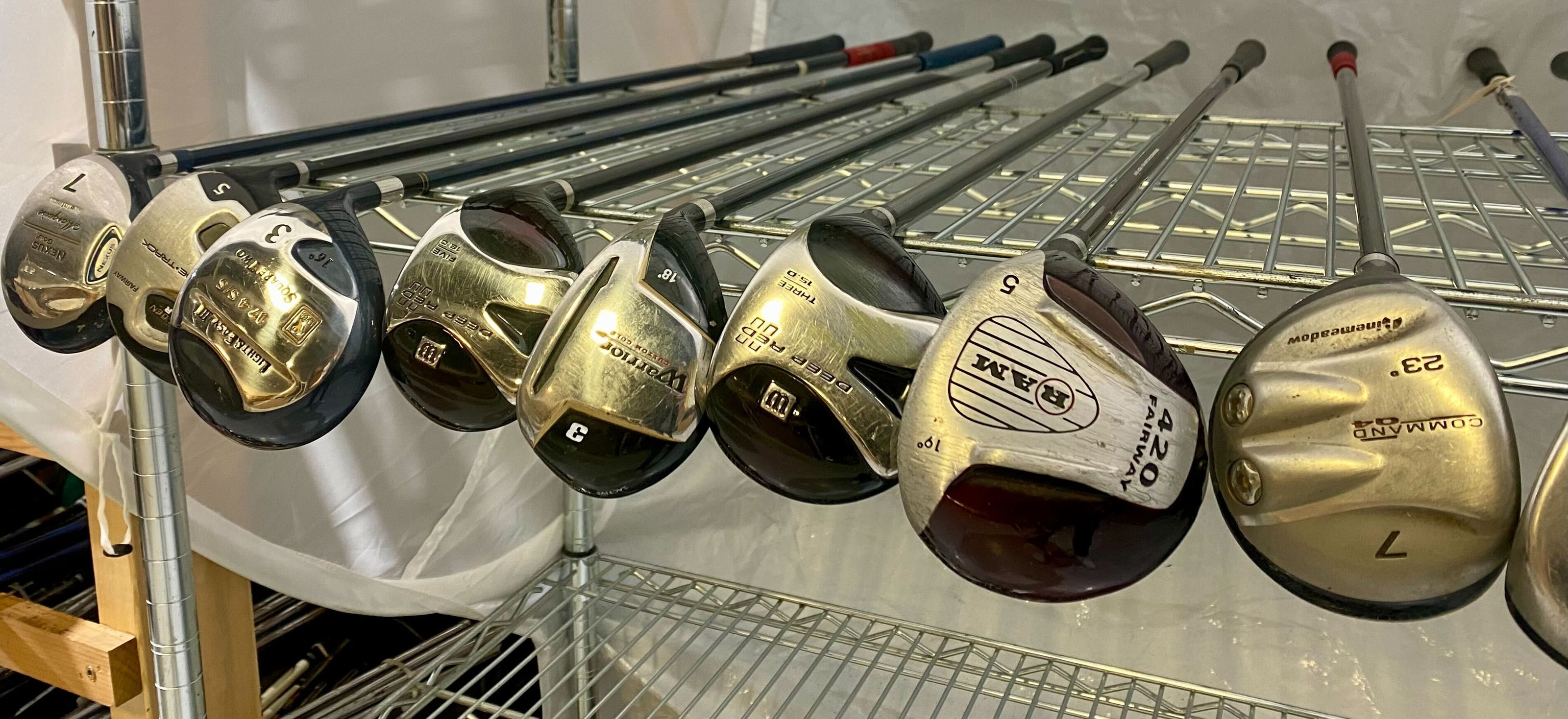Wholesale Lot 30 Golf Clubs - Assorted Fairway Woods-Next Round