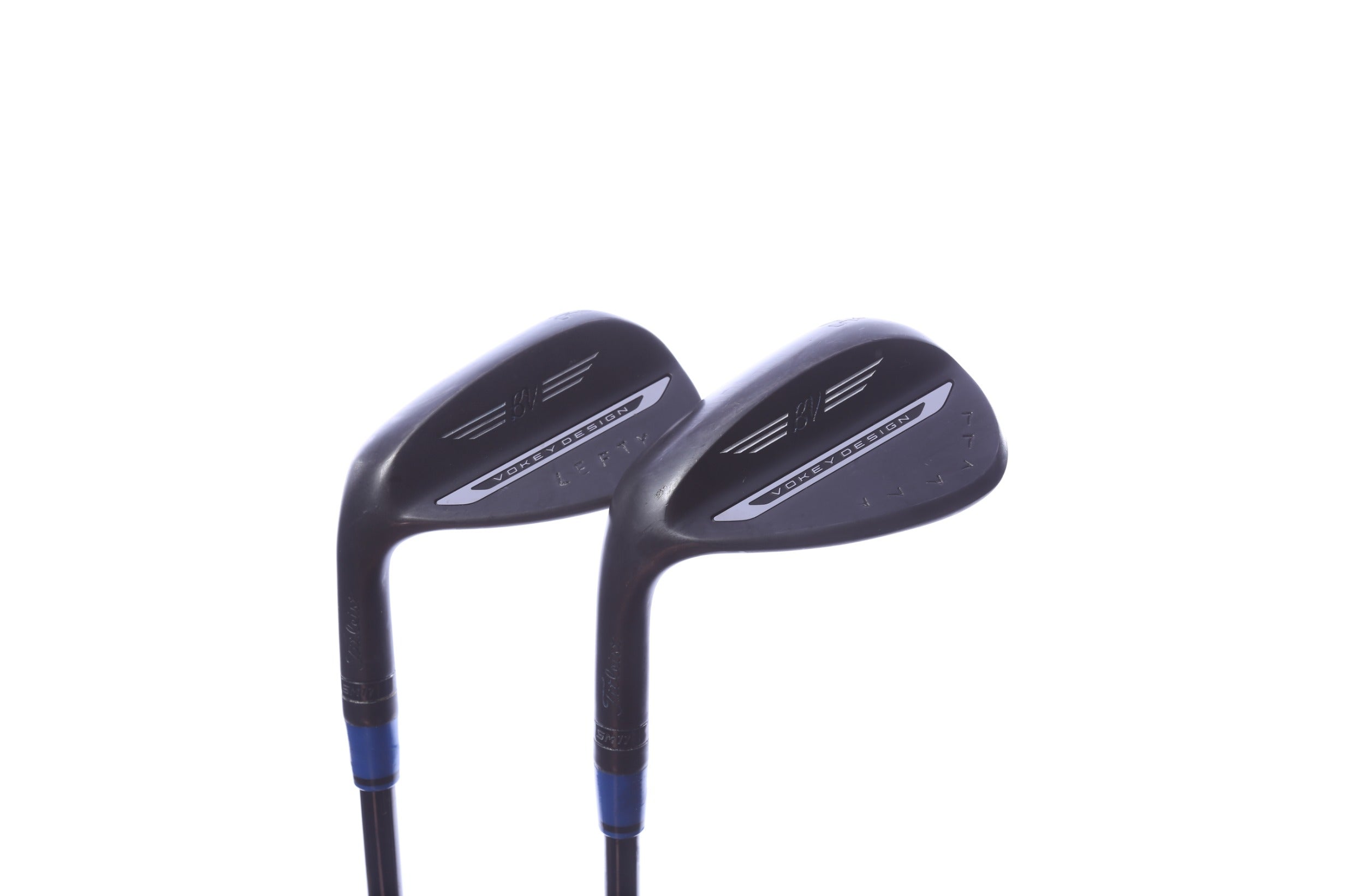 Used Titleist Vokey SM11 Jet Black Wedge Set - Left-Handed - 50*, 54* - Regular Flex