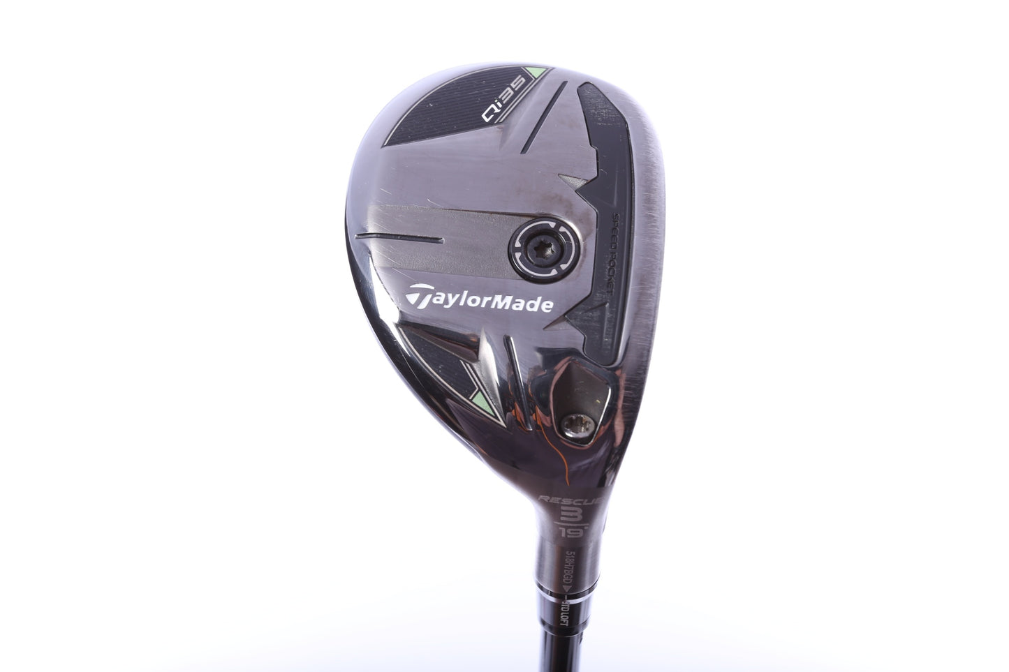 Used TaylorMade Qi35 Rescue 3H Hybrid - Right-Handed - 19 Degrees - Stiff Flex-Next Round