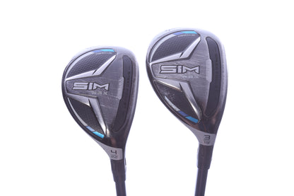 Used TaylorMade SIM MAX Hybrid Set - Right-Handed - 3H, 4H - Stiff Flex