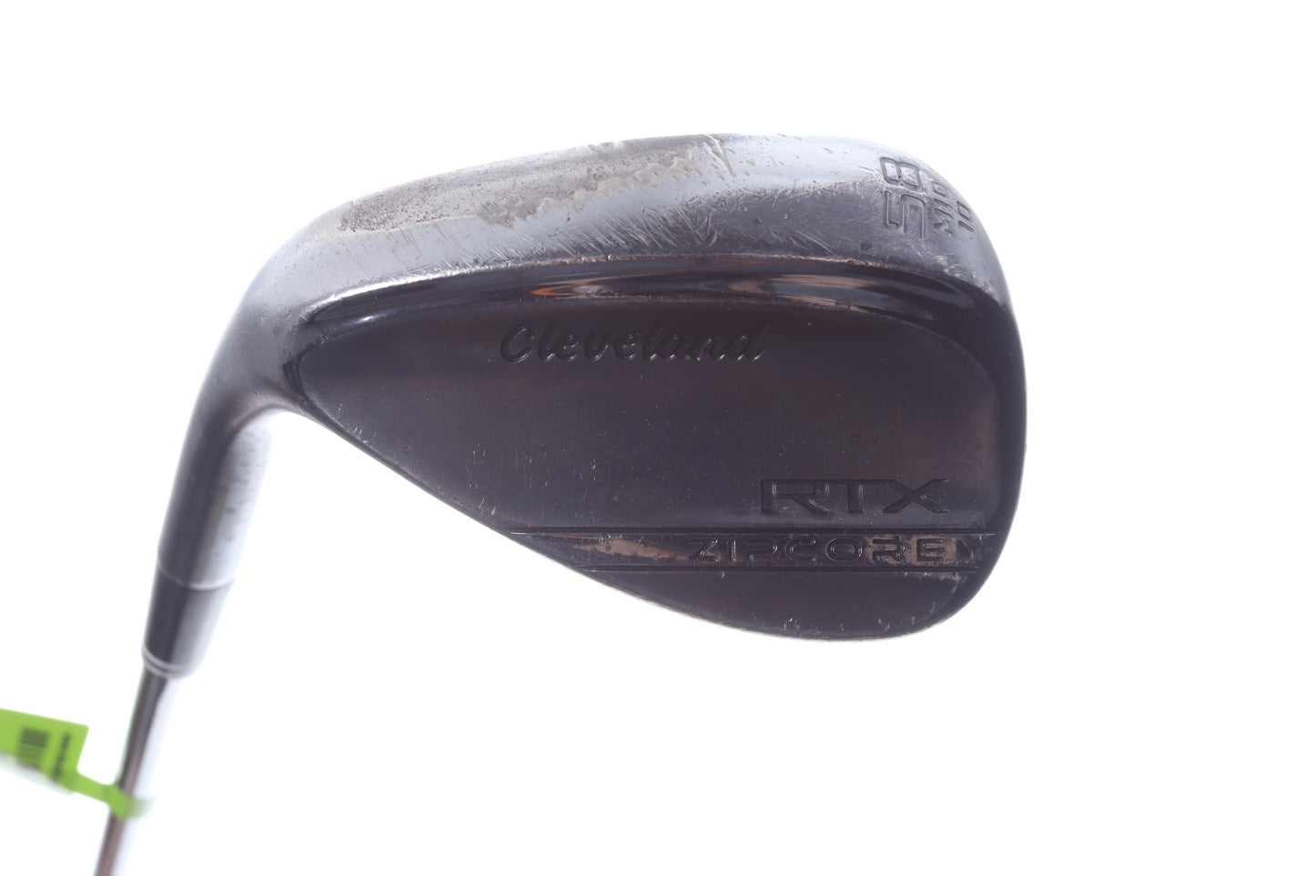 Used Cleveland RTX ZipCore Black Satin Lob Wedge - Left-Handed - 58 Degrees - Wedge Flex-Next Round