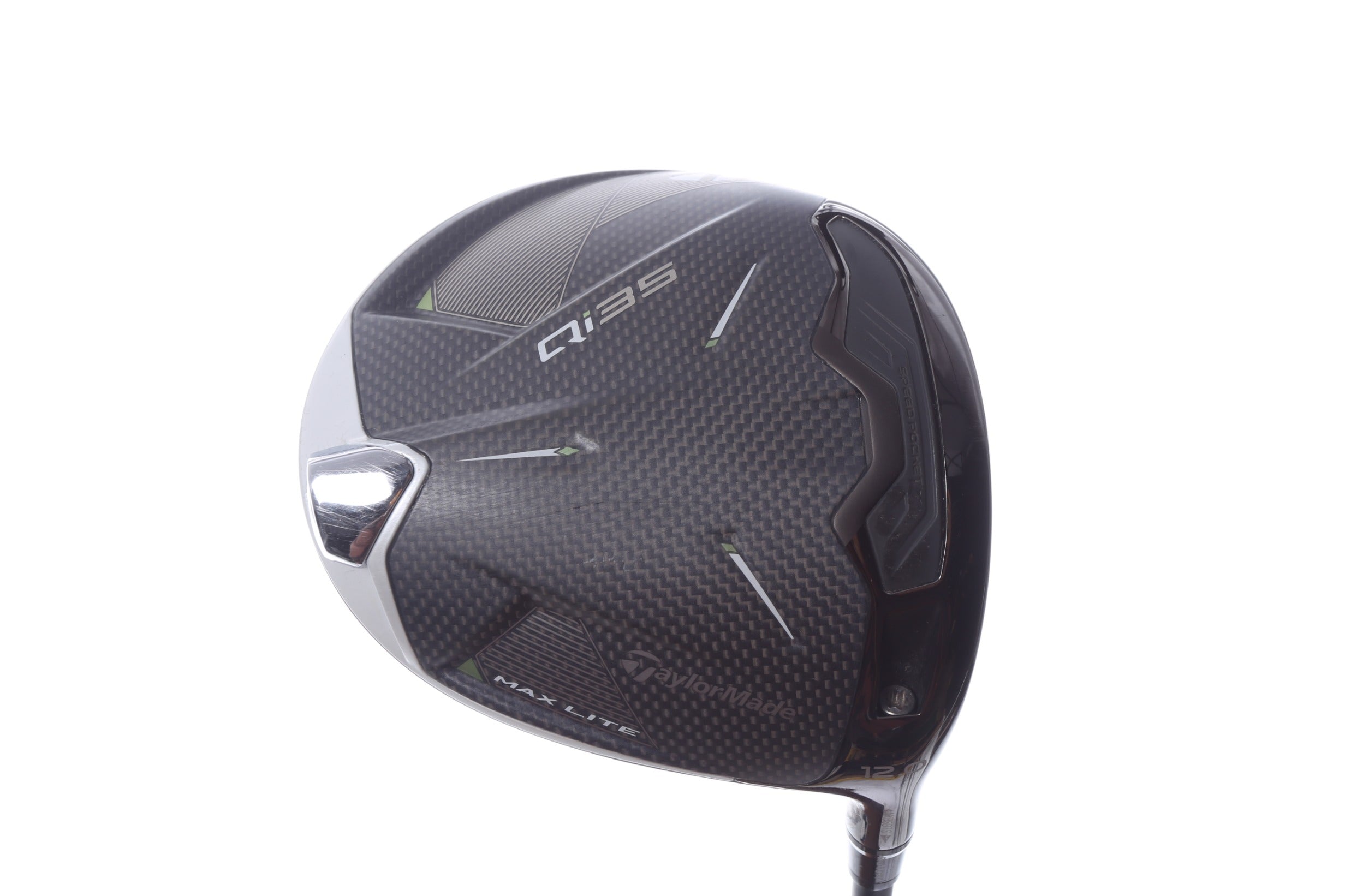 Used TaylorMade Qi35 MAX Lite Driver - 12 Degrees - Seniors Flex Mitsubishi Vanquish - Right-Handed-Next Round