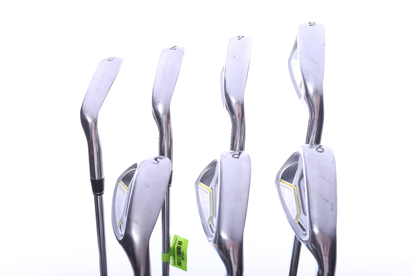 Used Adams Idea Black/Gold Iron Set - Right-Handed - 5-PW, SW - Youth Flex-Next Round