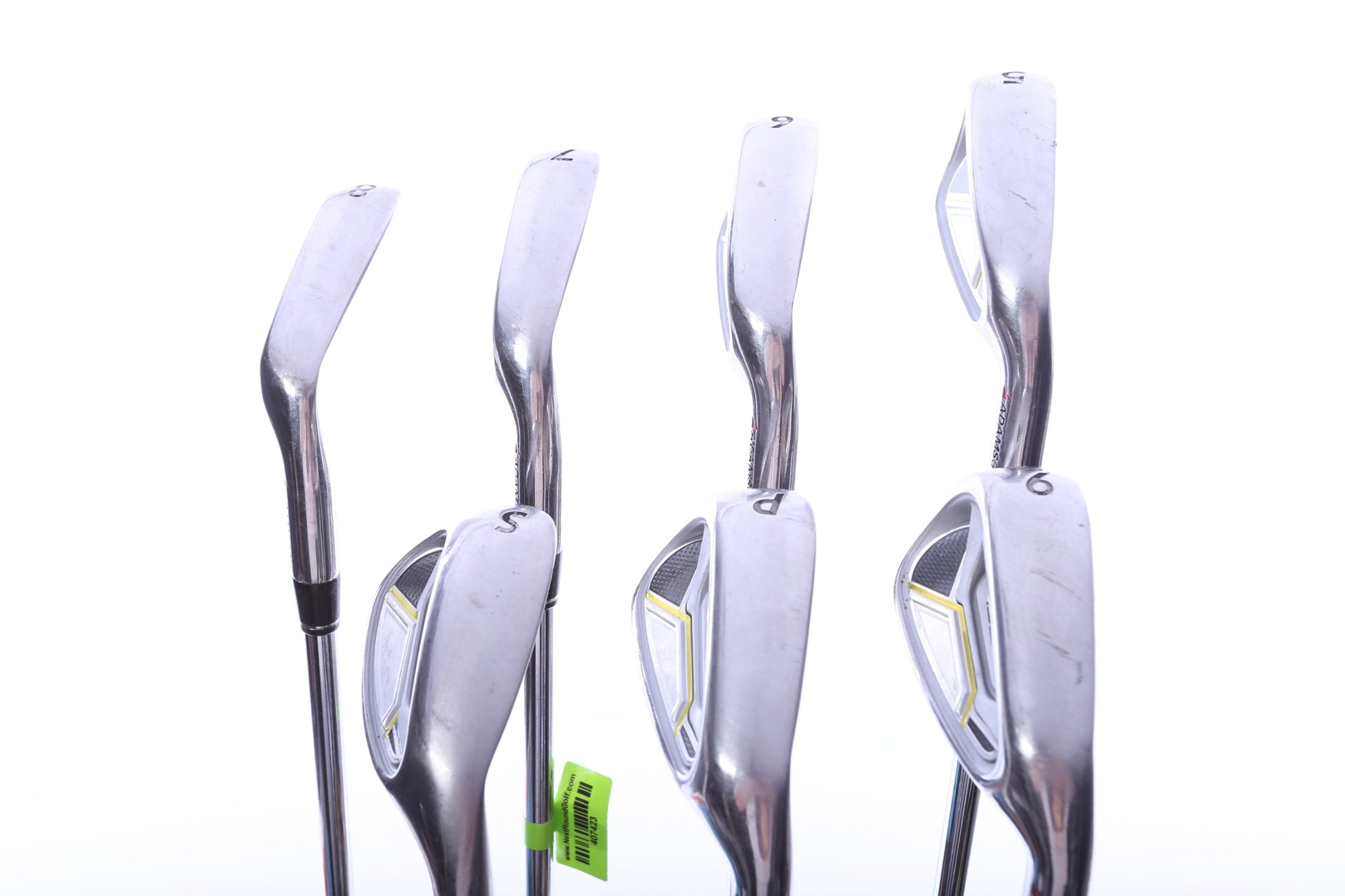 Used Adams Idea Black/Gold Iron Set - Right-Handed - 5-PW, SW - Youth Flex-Next Round