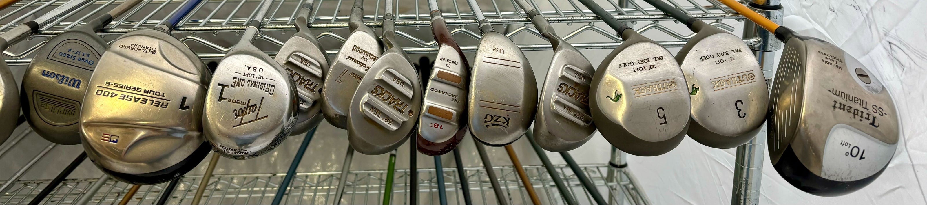 Wholesale Lot of 40 Golf Clubs - Assorted Fairway Woods and Drivers-Next Round