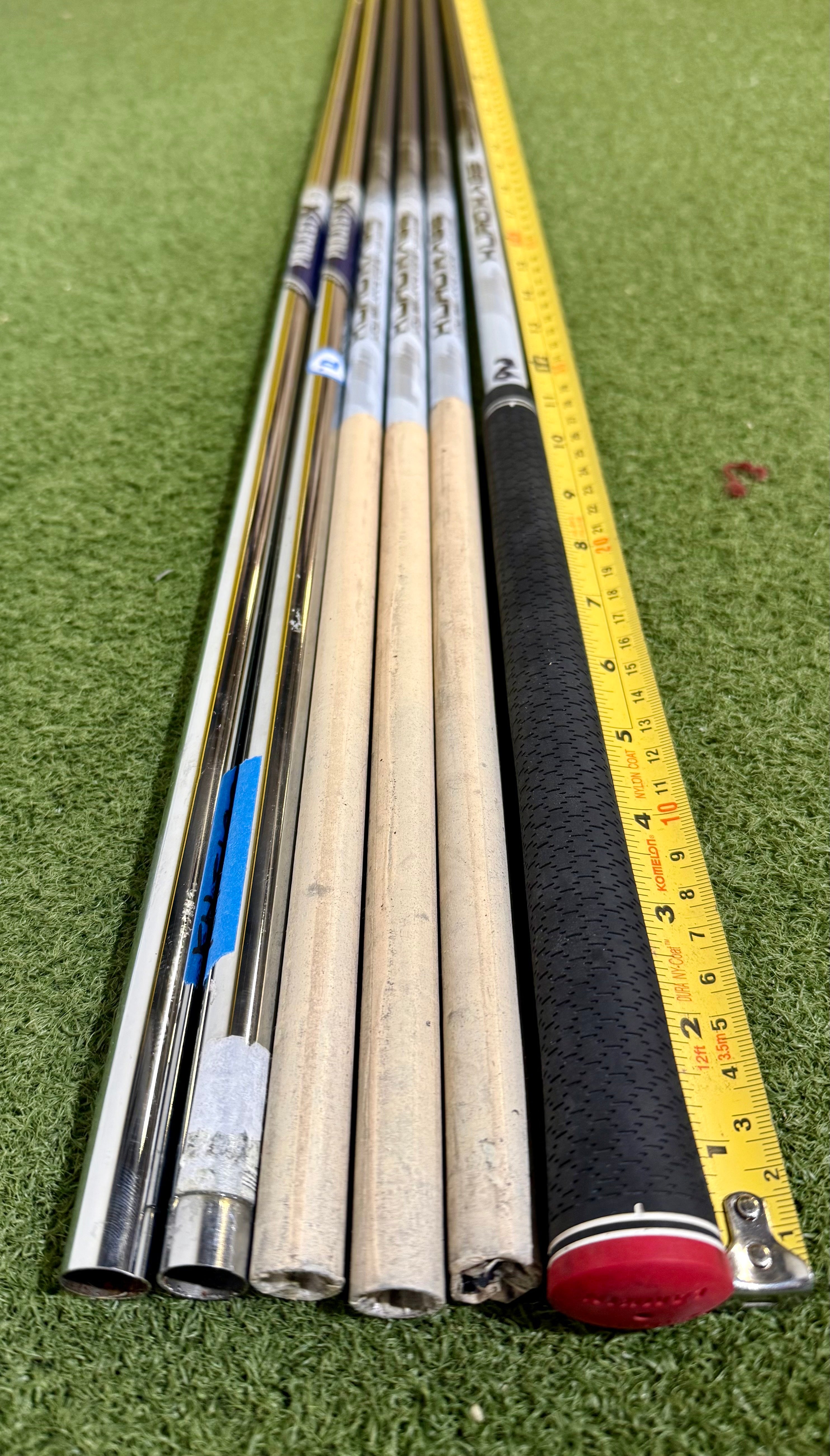 Wholesale Lot of 6 Golf Shafts- Project X & Mitsubishi-Next Round