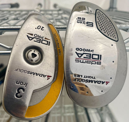 Wholesale Lot of 20 Golf Clubs - Adams Hybrids-Next Round
