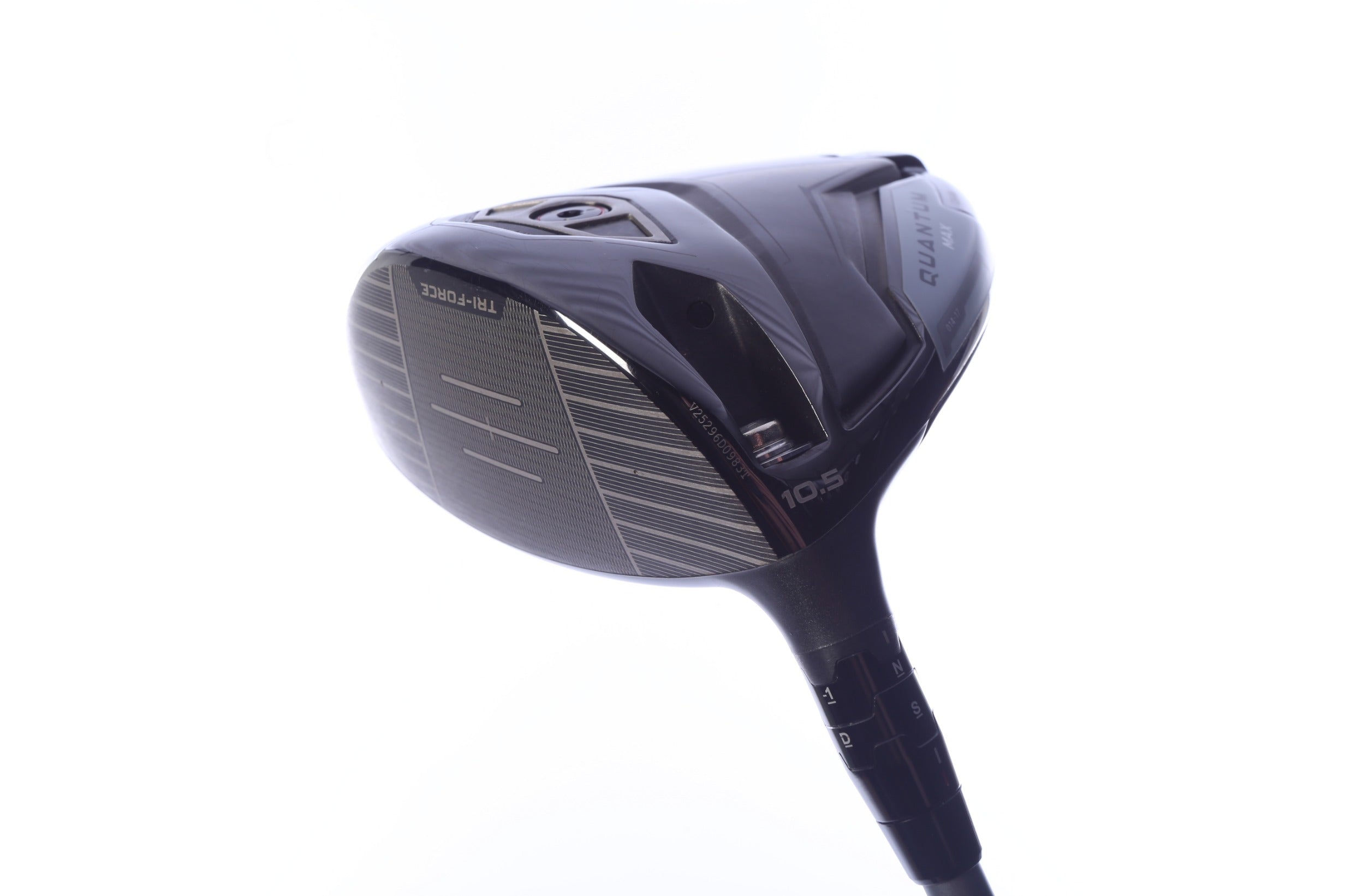 Used Callaway Quantum MAX Driver - 10.5 Degrees - Extra Stiff Flex Project X Denali Frost Silver - Left-Handed