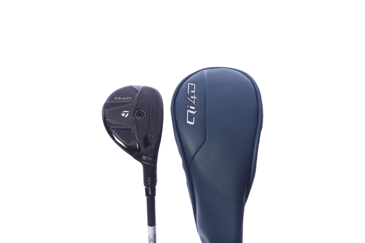 Used TaylorMade Qi4D Rescue 3H Hybrid - Right-Handed - 19 Degrees - Stiff Flex