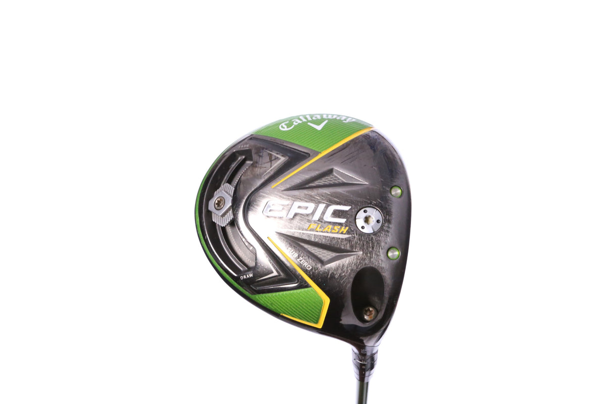 Used Callaway Epic Flash Sub Zero Driver - 9 Degrees - Stiff Flex Aldila NV Green - Right-Handed