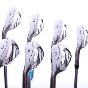 Used Callaway Mavrik Iron Set - Left-Handed - 6-PW, AW, SW - Regular Flex-Next Round