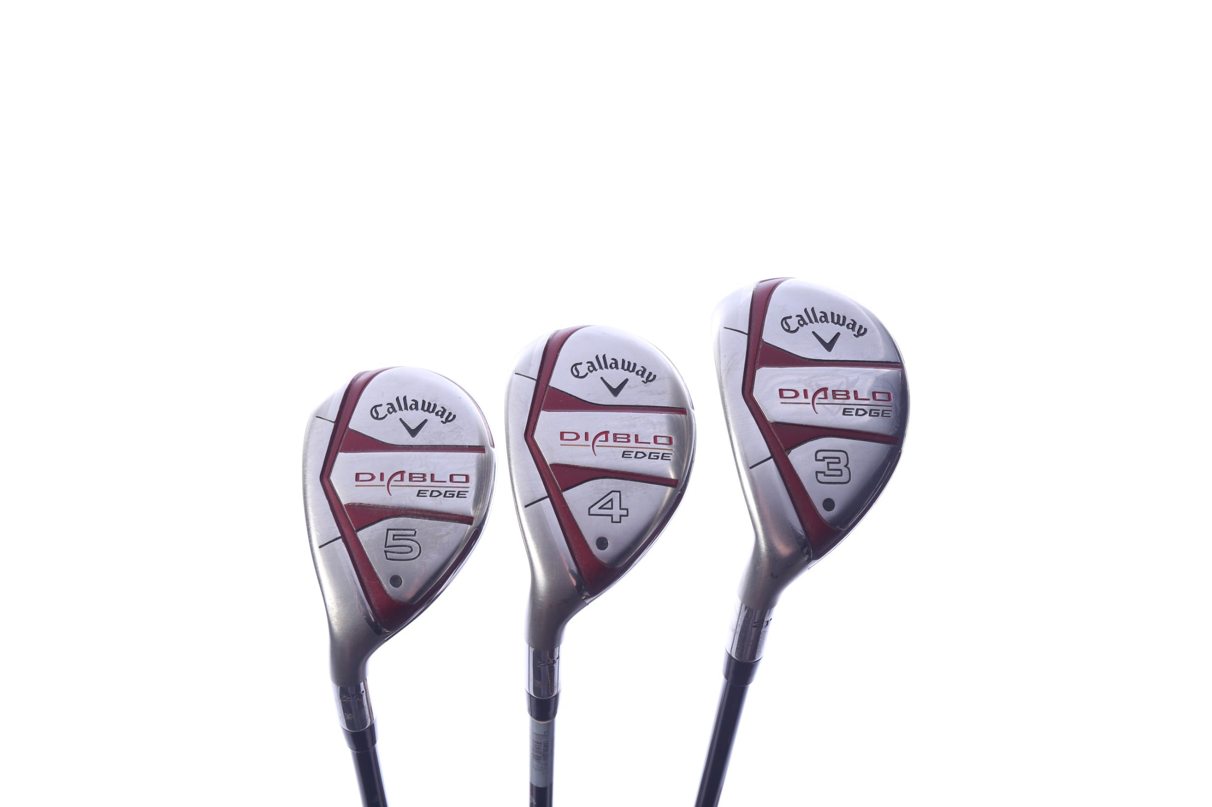 Used Callaway Diablo Edge Hybrid Set - Left-Handed - 3H, 4H, 5H - Regular Flex