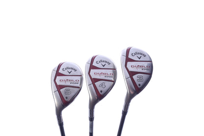 Used Callaway Diablo Edge Hybrid Set - Left-Handed - 3H, 4H, 5H - Regular Flex