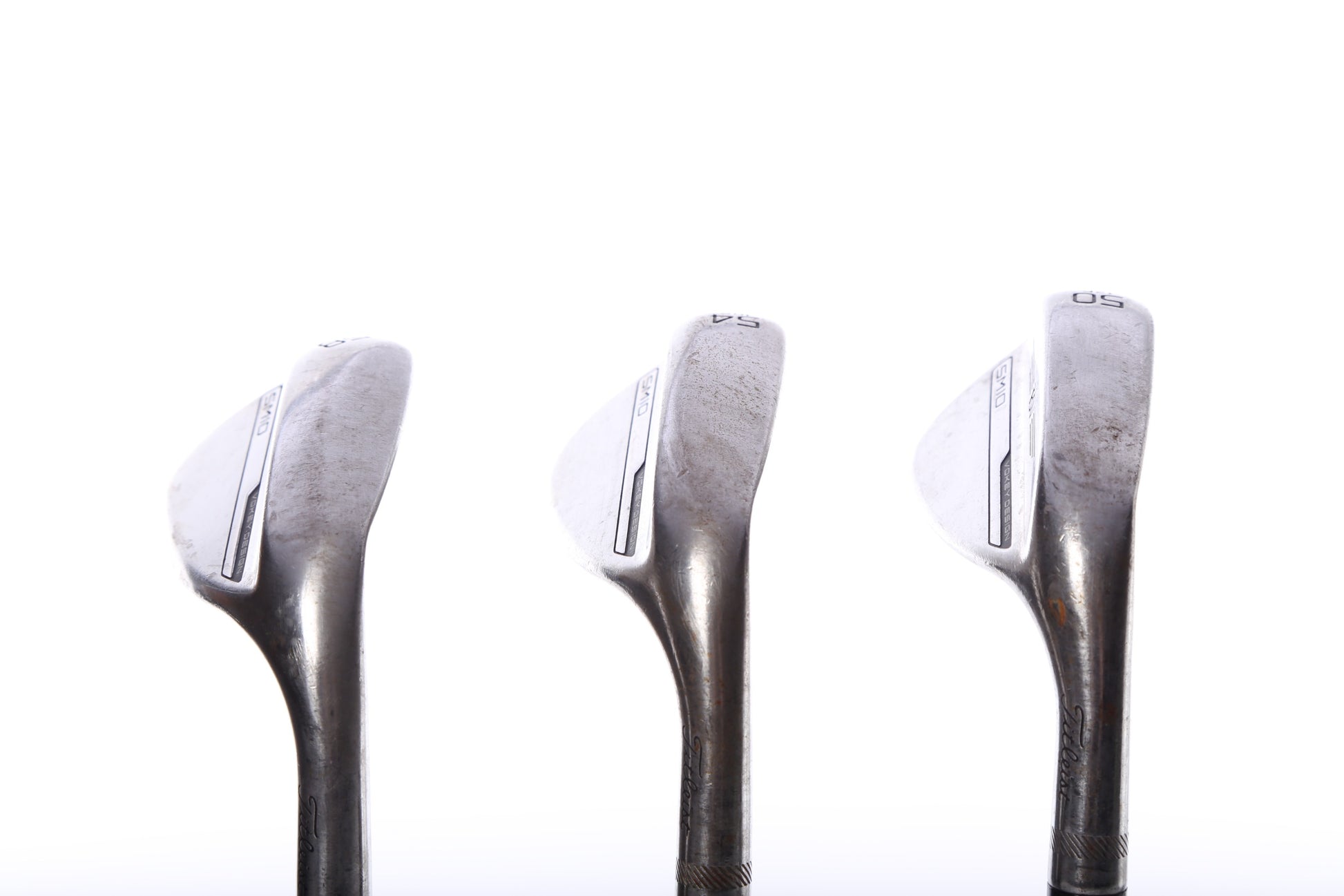 Used Titleist Vokey SM10 Raw Wedge Set - Right-Handed - 50*, 54*, 58* - Extra Stiff Flex-Next Round
