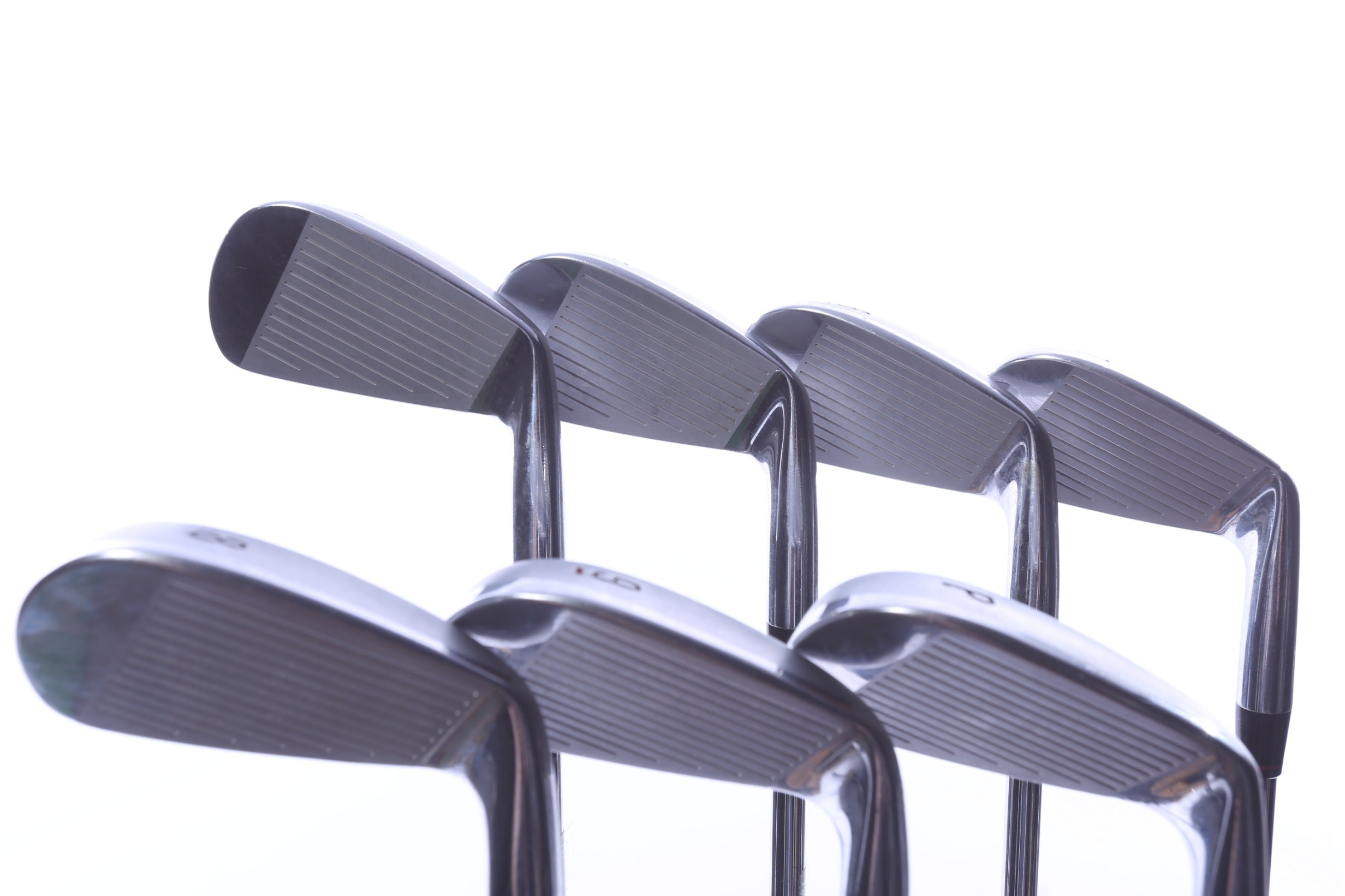 Used Nike Victory Red Forged Split Cavity Iron Set - Left-Handed - 4-PW - Stiff Flex