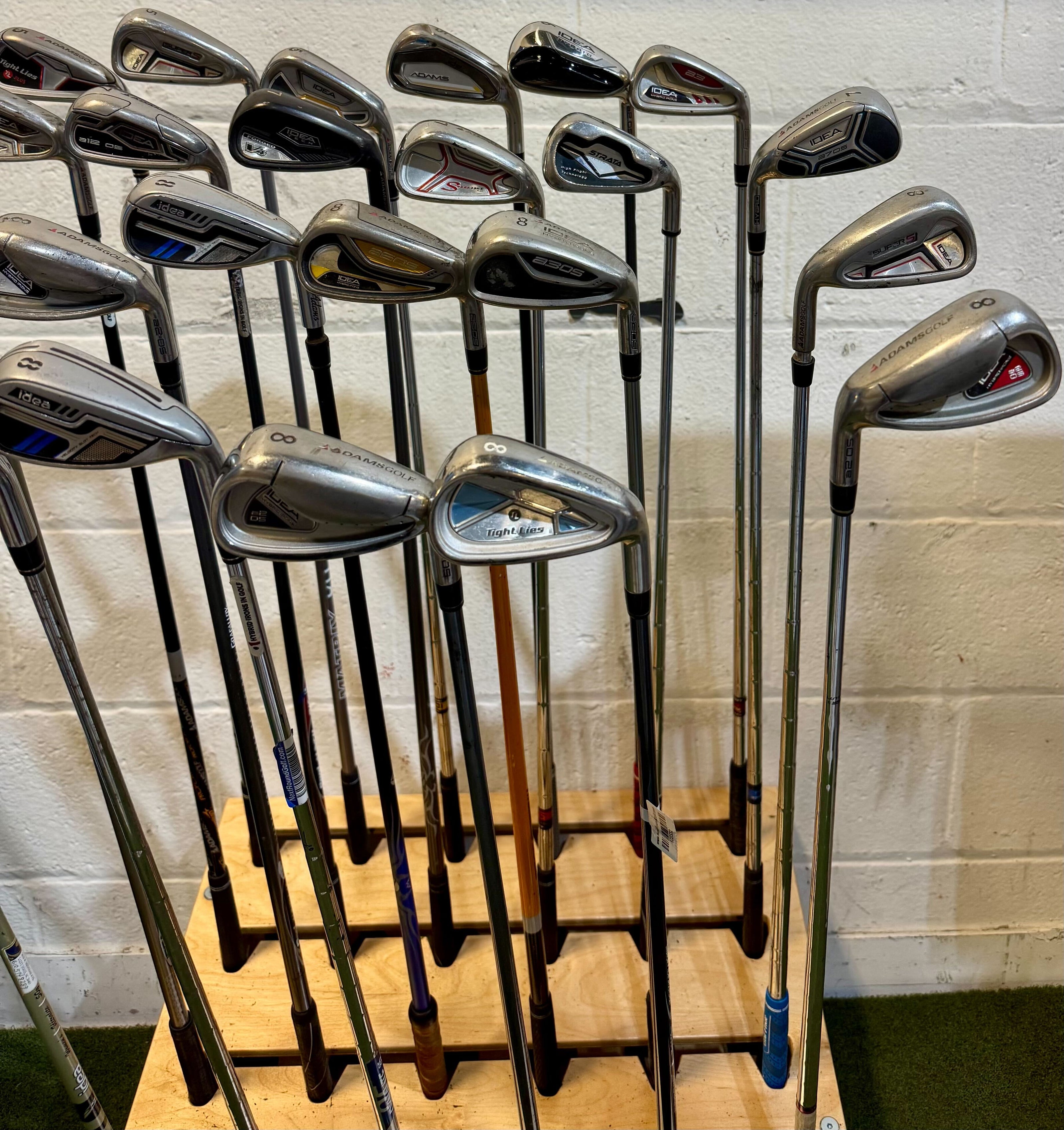 Wholesale Lot of 45 Golf Clubs - Adams Single Irons (5-9) - RH/LH - Mixed Flexes-Next Round