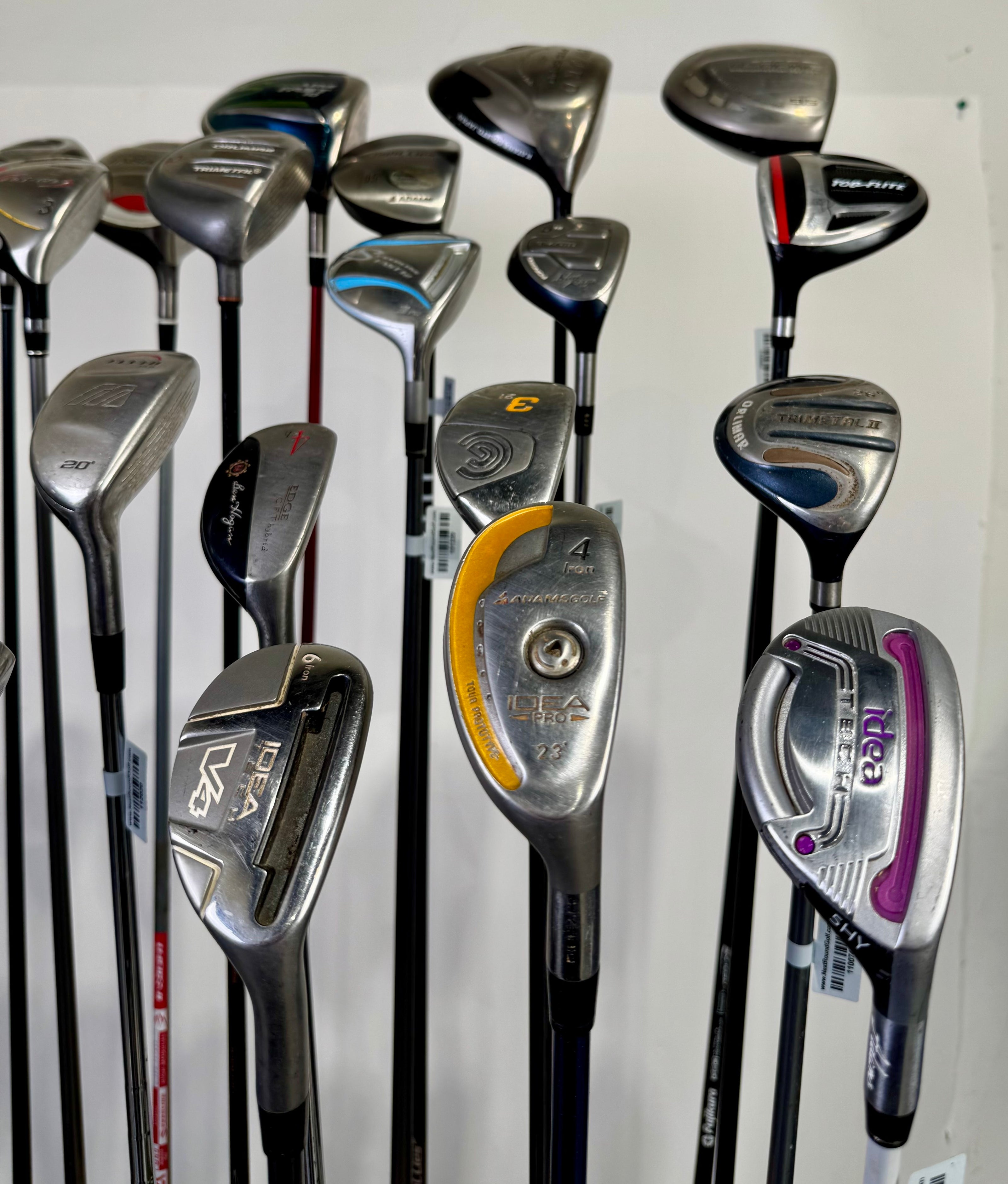Wholesale Lot of 24 Drivers, Fairway Woods, and Hybrids. Assorted Brands.-Next Round