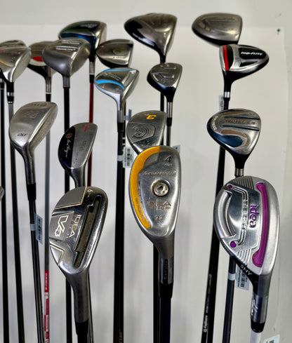 Wholesale Lot of 24 Drivers, Fairway Woods, and Hybrids. Assorted Brands.-Next Round