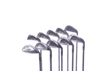 Used Callaway s2h2 Iron Set - Right-Handed - 2-PW, SW - Stiff Flex