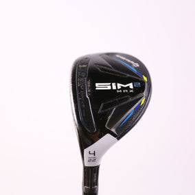 Used TaylorMade SIM 2 MAX Rescue 4H Hybrid - Left-Handed - 22 Degrees - Regular Flex-Next Round