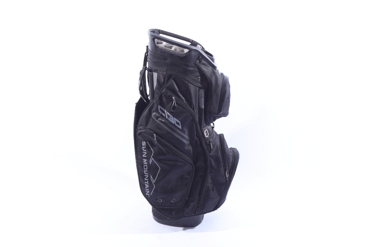 Used Sun Mountain 2022 C - 130 Supercharged Cart Bag Multicolor 7 Pockets-Next Round