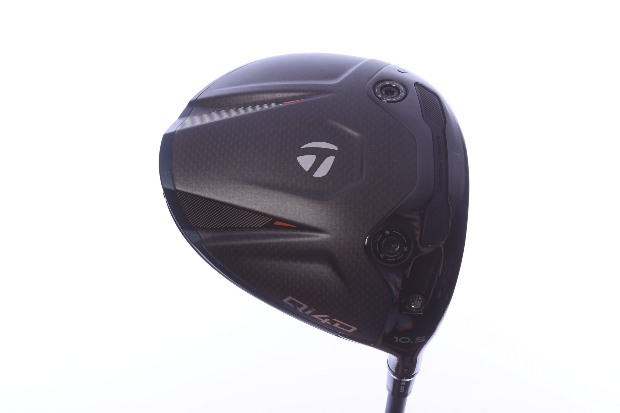Used TaylorMade Qi4D Driver - 10.5 Degrees - Stiff Flex Mitsubishi REAX - Right-Handed