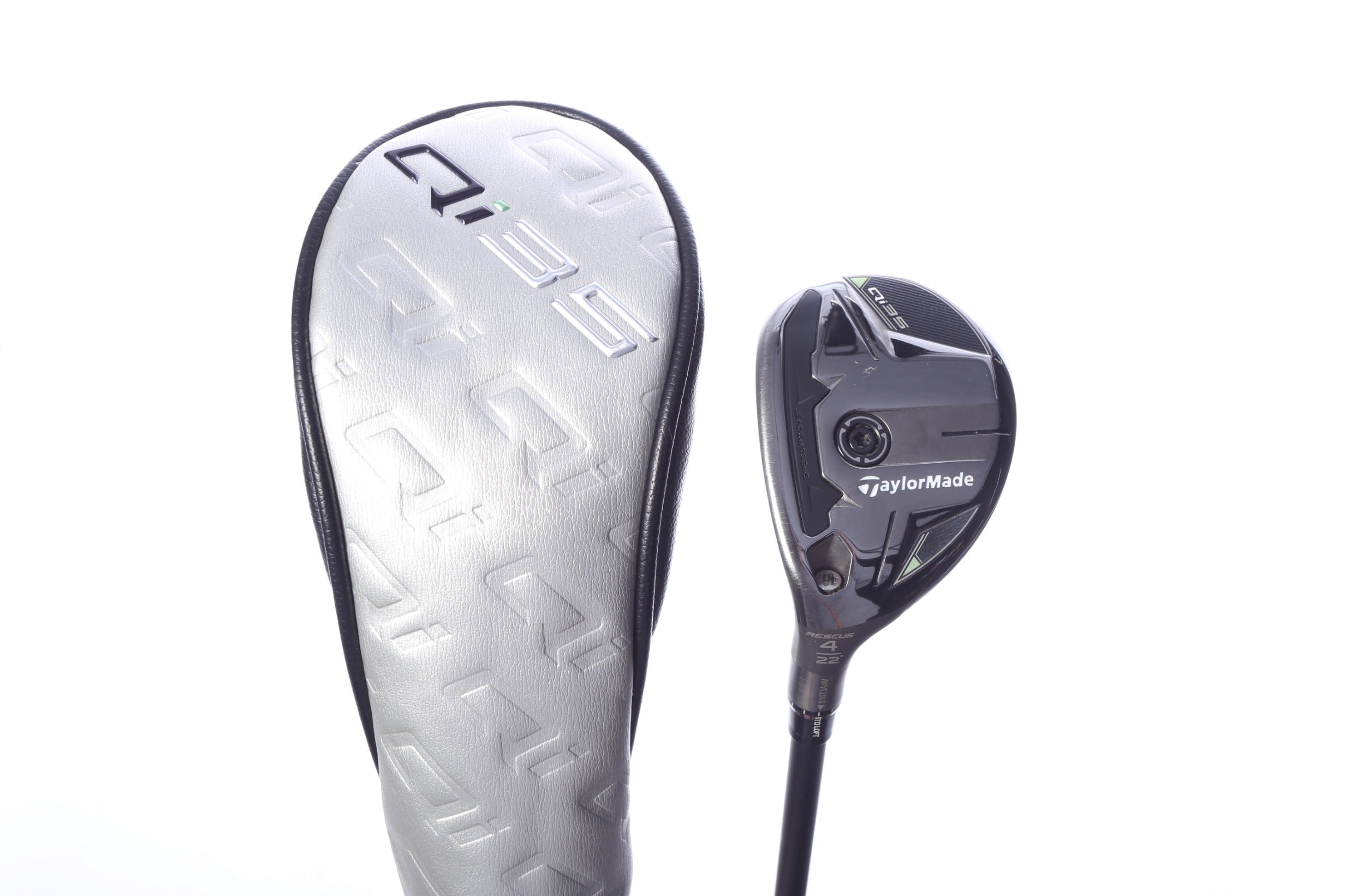 Used TaylorMade Qi35 Rescue 4H Hybrid - Left-Handed - 22 Degrees - Regular Flex-Next Round