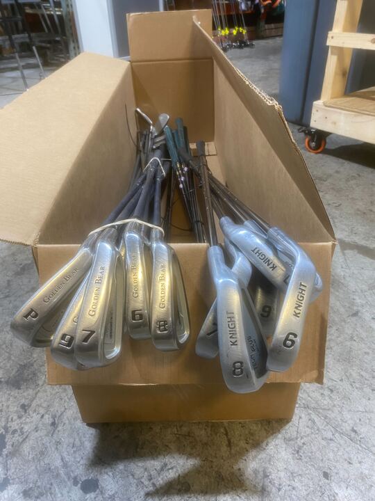 Wholesale Lot of 5 Sequential Iron Sets. Golden Bear, Nicklaus, Knight.-Next Round