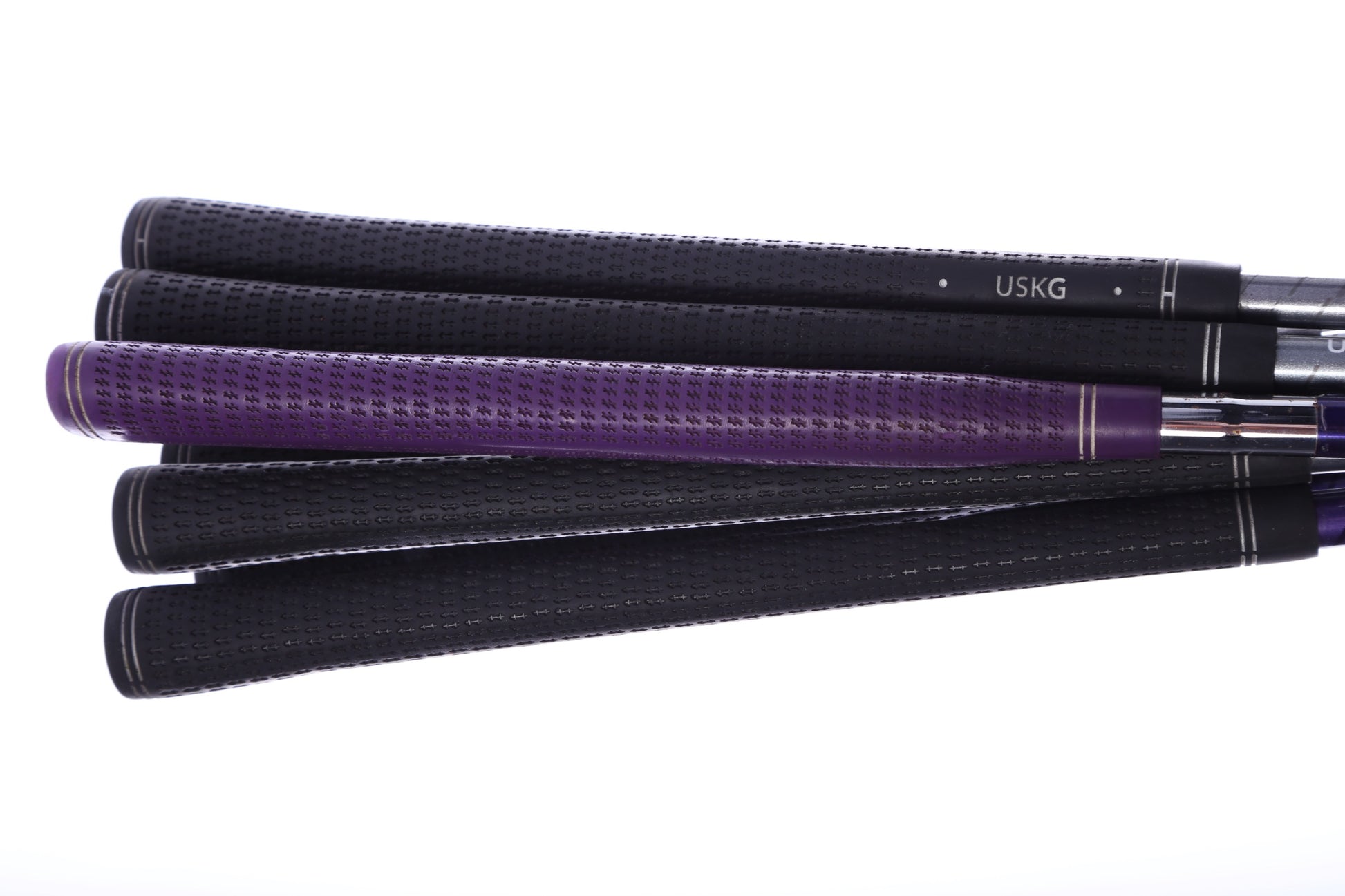 Used Us Kids Golf U/L 54 Grey/Purple Kids Set - Left-Handed - 1W, FW, 4H, 6-PW, 56* Putter - Youth Flex-Next Round