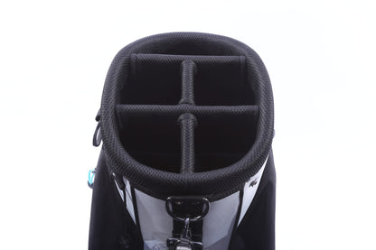 Used Cleveland All Other Models Gray Cart Bag - 5-Way - 8 Pockets - Rain Cover Included-Next Round