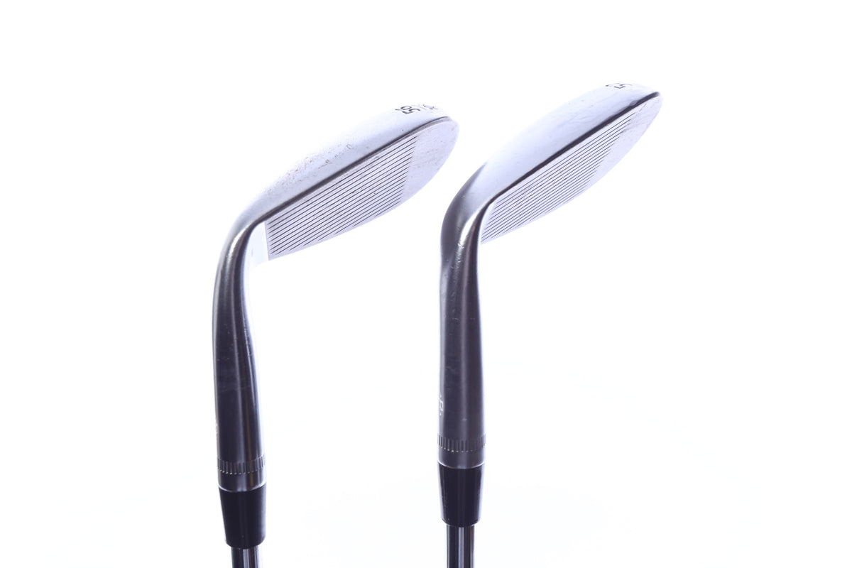 Used Callaway JAWS Raw Chrome Wedge Set - Right-Handed - 52*, 56* - Wedge Flex