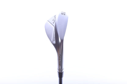 Used Callaway Jaws Full Toe Raw Face Chrome Sand Wedge - Right-Handed - 56 Degrees - Stiff Flex