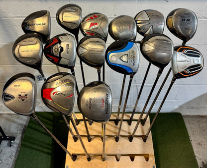 Wholesale Lot of 15 Golf Clubs - Assorted Drivers