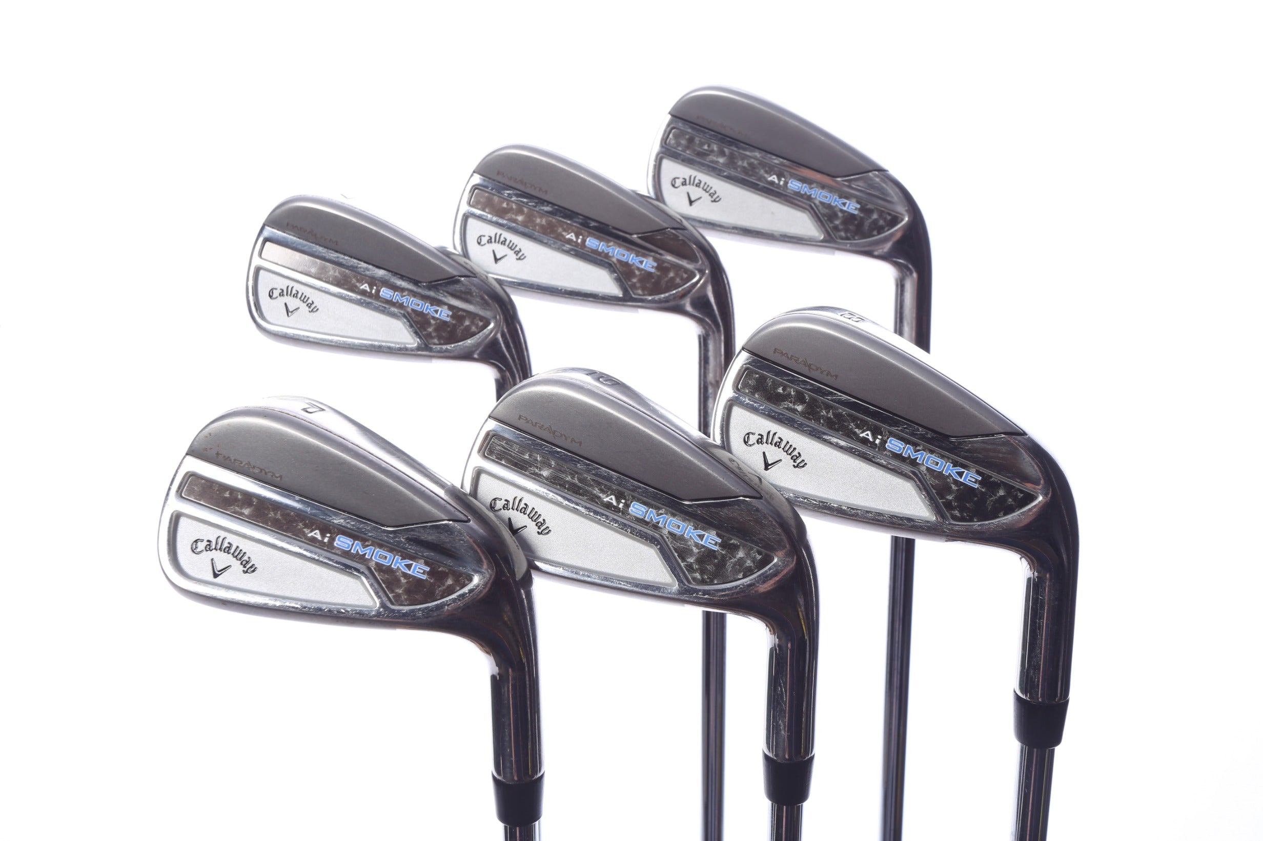 Used Callaway Paradym Ai Smoke Iron Set - Right-Handed - 5-PW - Stiff Flex