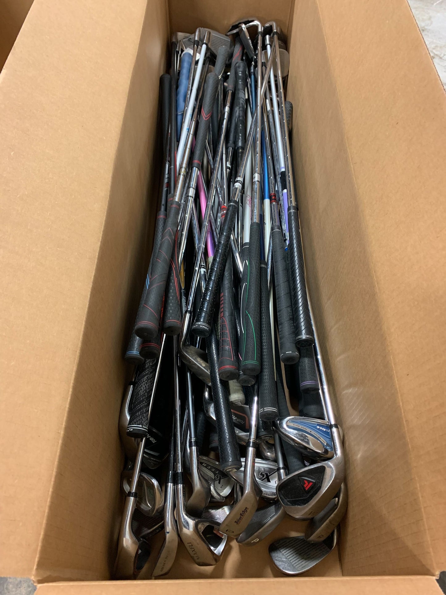 Wholesale Lot of 50 Assorted Single Irons. Wilson, Strata, Top Flite-Next Round