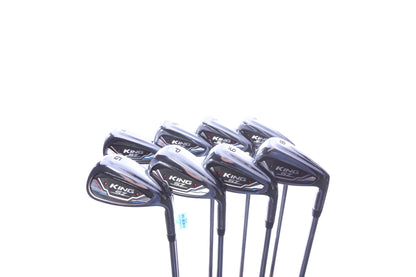 Used Cobra  King SpeedZone One Length Iron Set - Right-Handed - 4-PW, GW - Stiff Flex