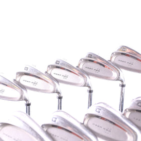 Used Wilson DEEP RED II DISTANCE Iron Set - Right-Handed - 3-PW & SW - Regular Flex-Next Round