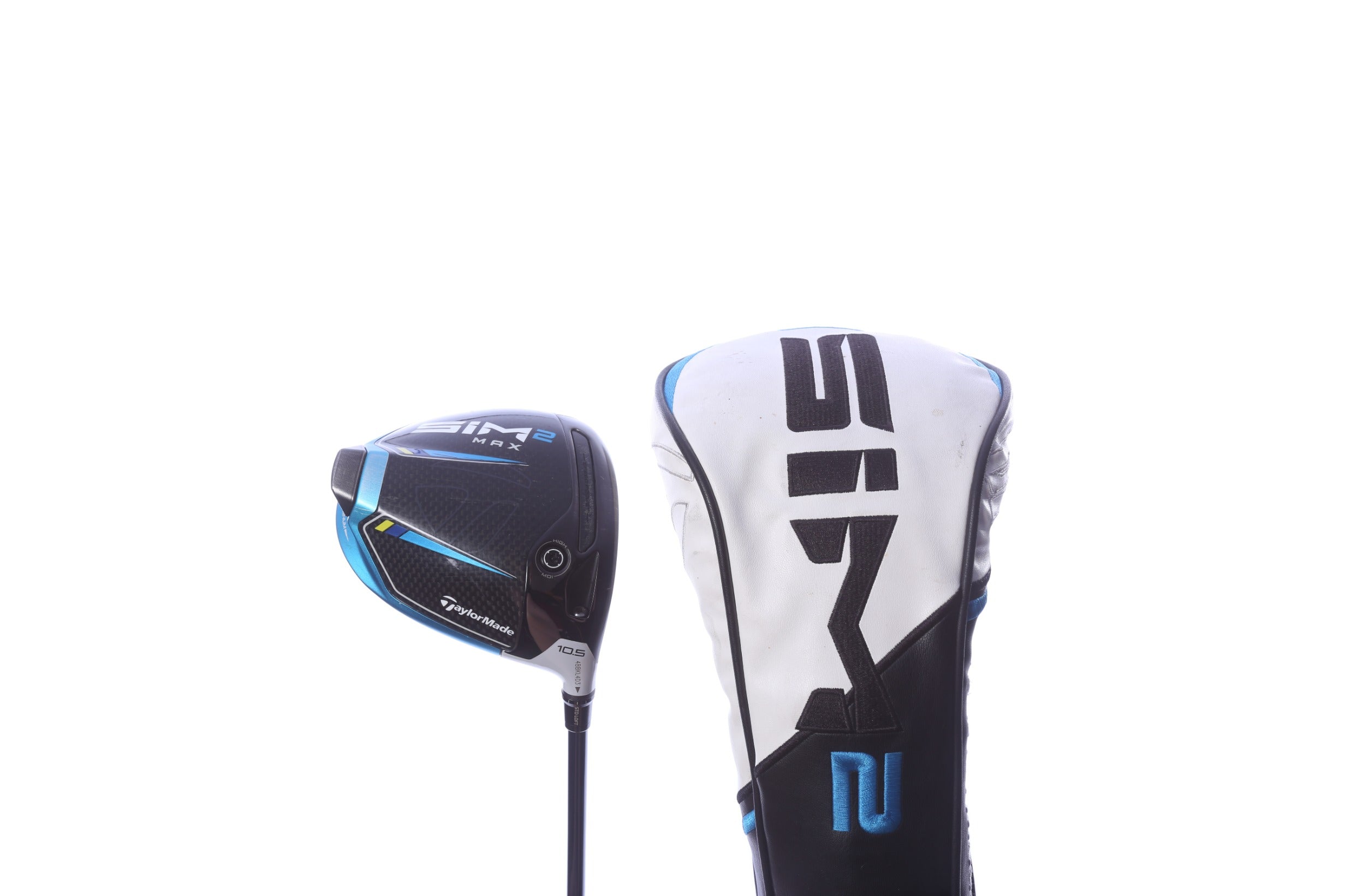 Used TaylorMade SIM2 MAX Driver - 10.5 Degrees - Regular Flex Fujikura Ventus Blue - Right-Handed-Next Round