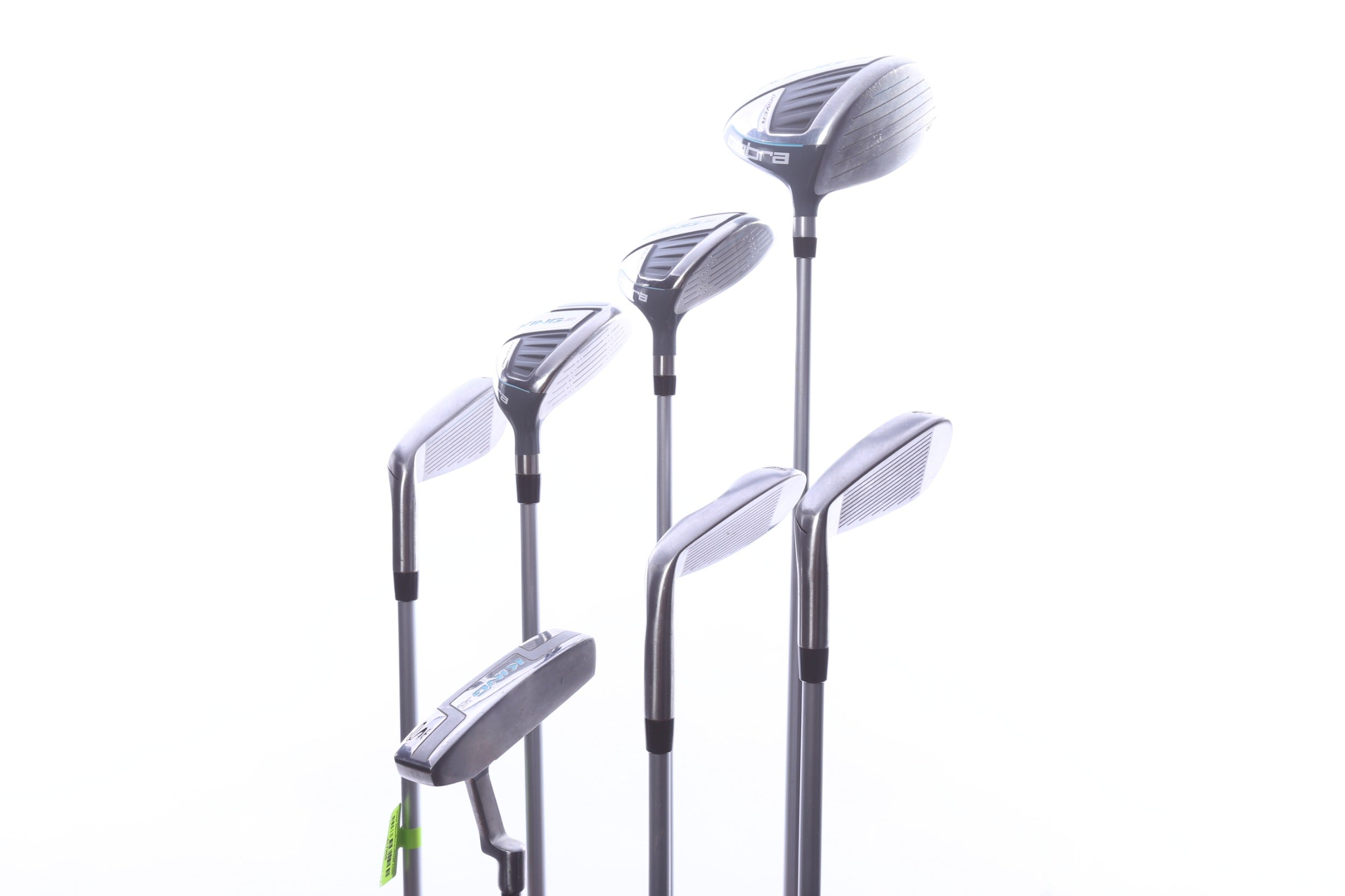 Used Cobra King Junior Kids Set - Right-Handed - Driver, FW, Hybrid, 7, 9, SW, Putter - Junior Flex-Next Round