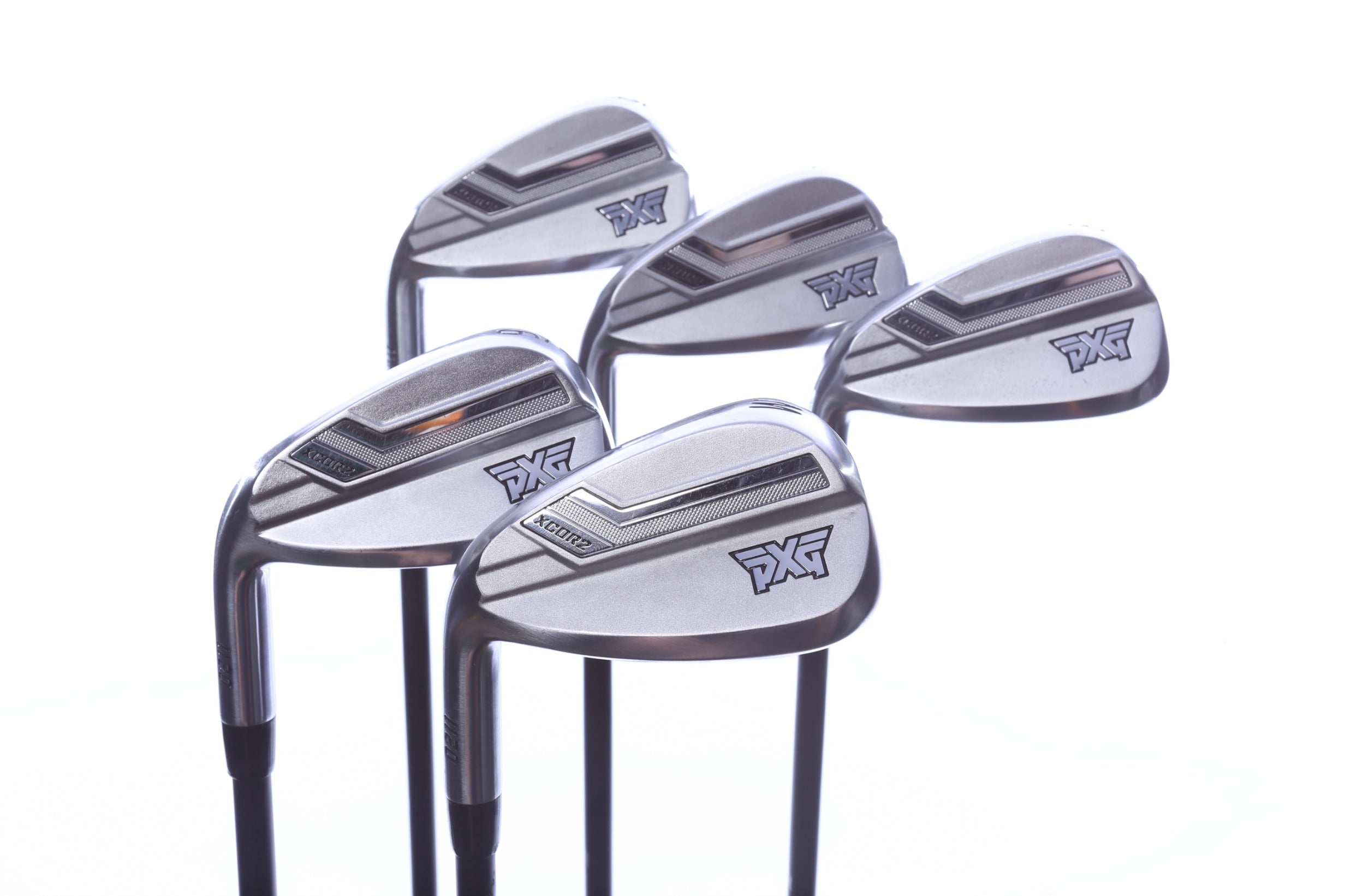 Used PXG 0211 XCOR2 Iron Set - Left-Handed - 6-PW - Regular Flex-Next Round