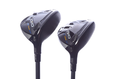 Used TaylorMade Qi10 Tour Wood Set - Right-Handed - 3W, 5W - Stiff Flex