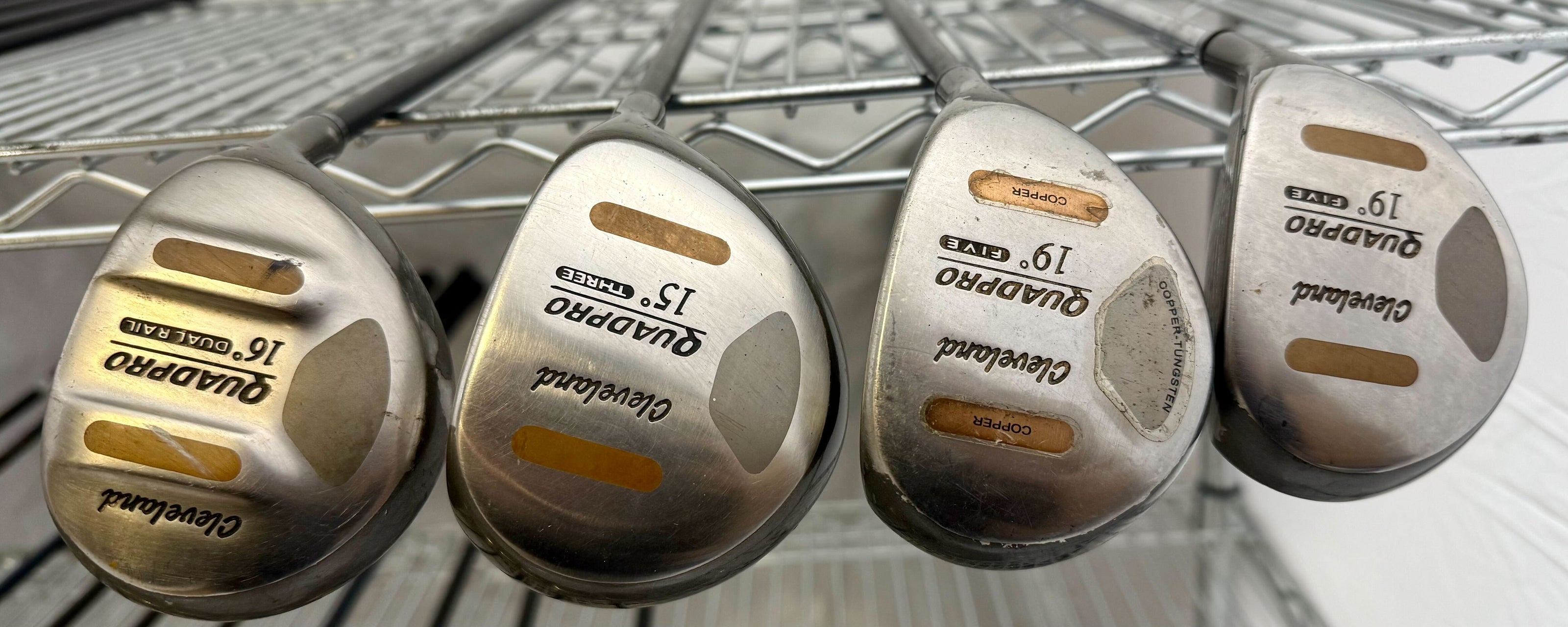 Wholesale Lot of 20 Golf Clubs - Cleveland Quadpro Fairway Woods-Next Round