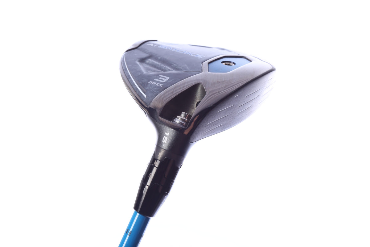 Used Callaway Paradym Ai Smoke MAX 3-Wood - Right-Handed - 15 Degrees - Stiff Flex