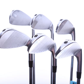 Used Cobra King Forged TEC X Iron Set - Left-Handed - 5-PW - Stiff Plus Flex-Next Round