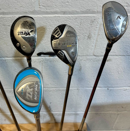 Wholesale Lot of 40 Golf Clubs - Assorted Hybrids-Next Round